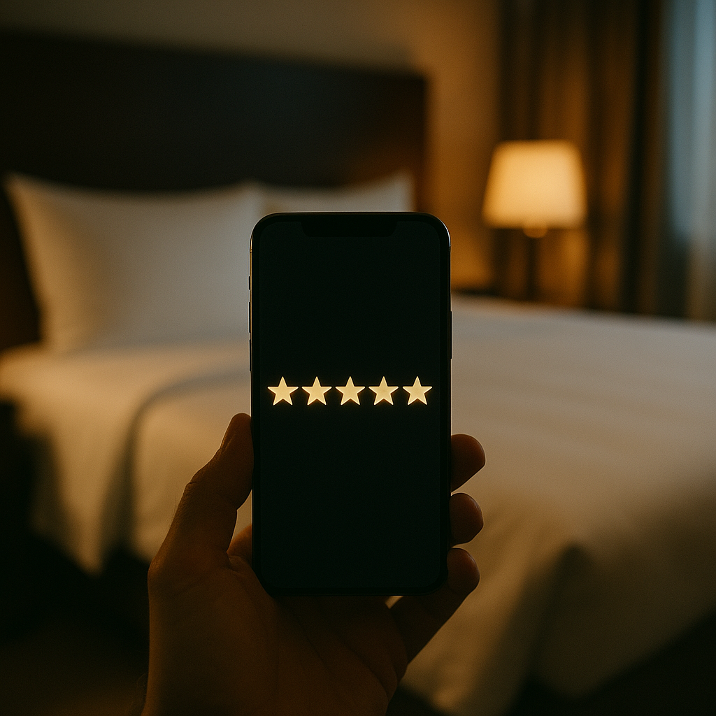 Correlation between phone responsiveness and review scores